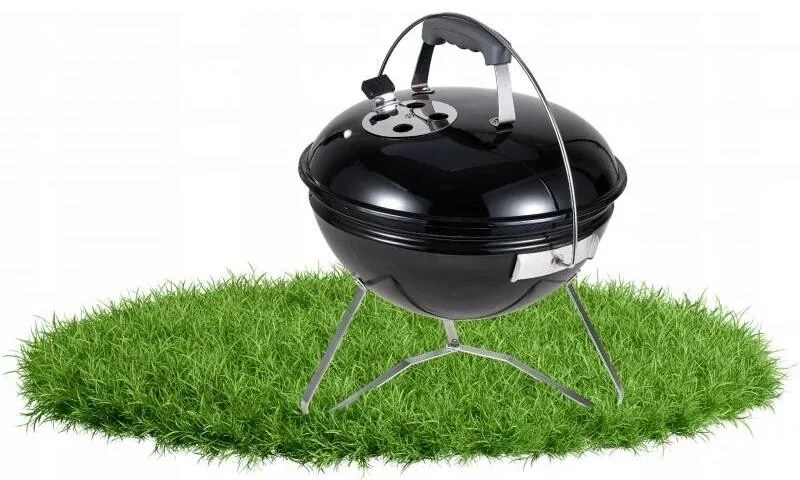 Aldotrade faszenes grill, lábakkal és fedéllel, 37x 28/44 cm