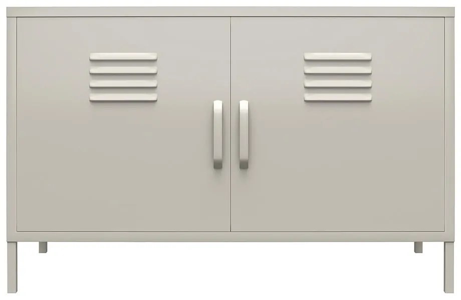 Krémszínű fém szekrény 100x64 cm Bradford – Støraa