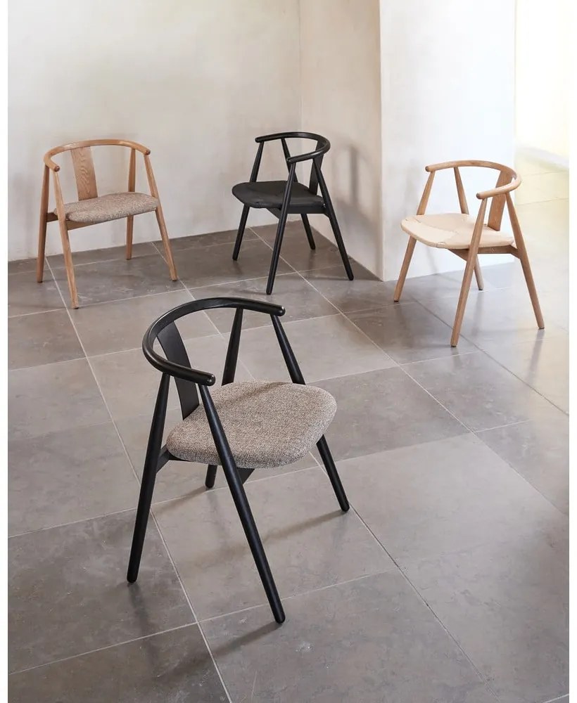 Fekete-bézs étkezőszék Relate – Unique Furniture