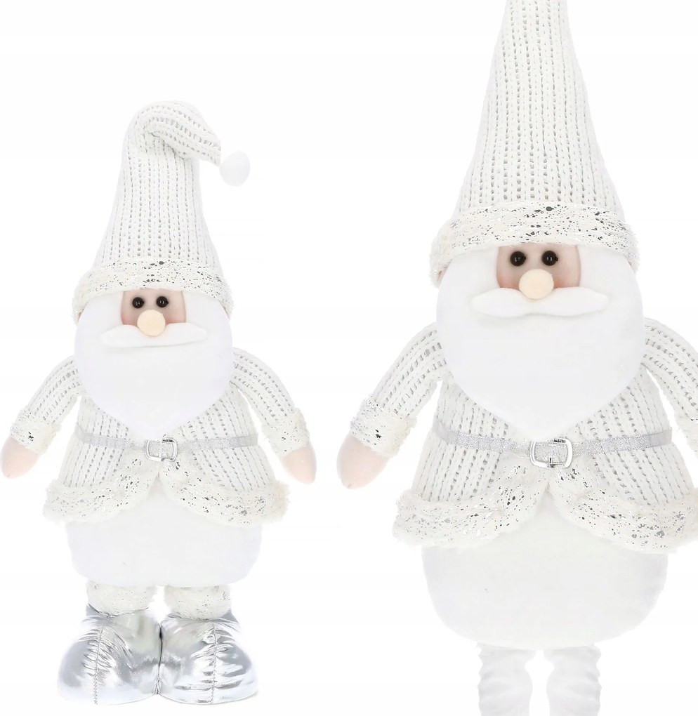 Mikulás Figura Törpe Karácsonyi Dekoráció Teleszkópos Lábak Ajándék 90cm