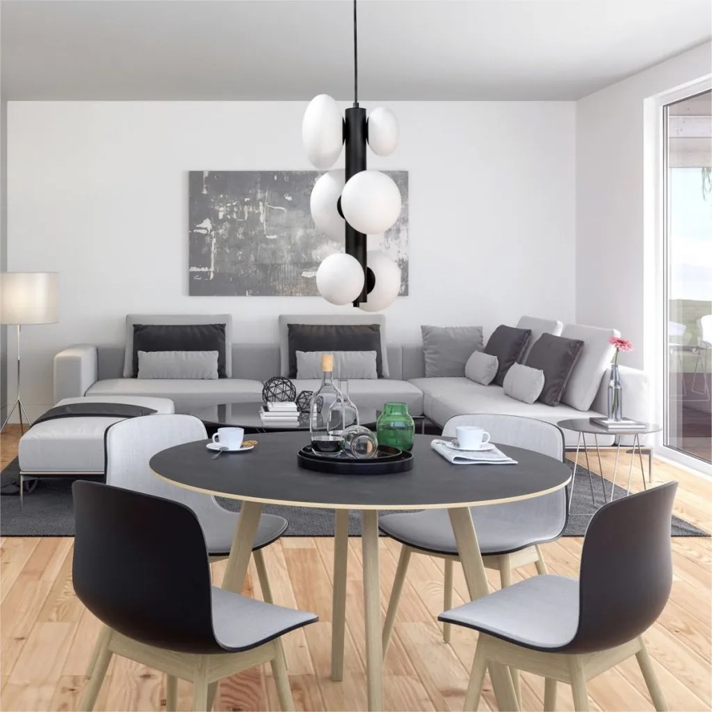ZUMA LINE 1194 OMI Modern Függesztett Lámpa Fekete G9 IP20