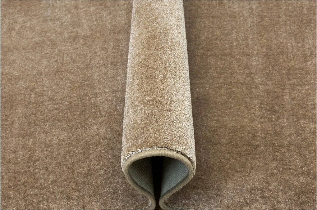 Bézs Kasmír Szőnyeg Csillogó Vastag Poliamid Hálószoba Glamour 250x400 cm