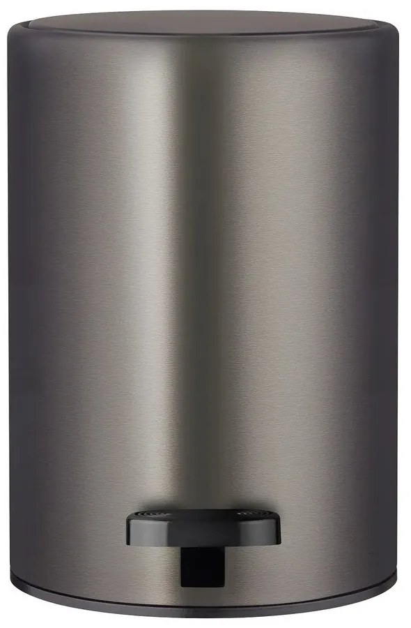 Sötétszürke acél pedálos szemetes 3 l Modo – Blomus