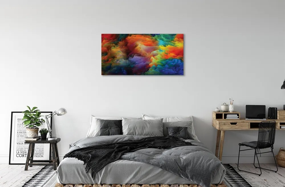Canvas képek 3d színes fraktálok 140x70 cm
