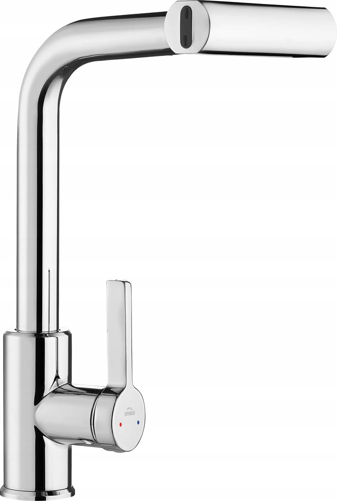 Álló Konyhai Csaptelep Kihúzható Kifolyócsővel Króm 4 Funkciós Invena