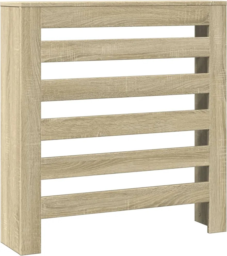 vidaXL sonoma tölgy szerelt fa radiátorburkolat 78 x 20 x 82 cm