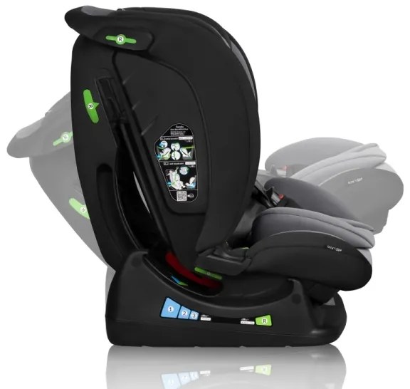 Lionelo - IZZY i-Size autósülés 40-150 cm fekete-szürke