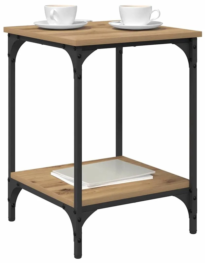 Dohányzóasztal Artisan tölgy 40 x 40 x 55 cm Faanyag