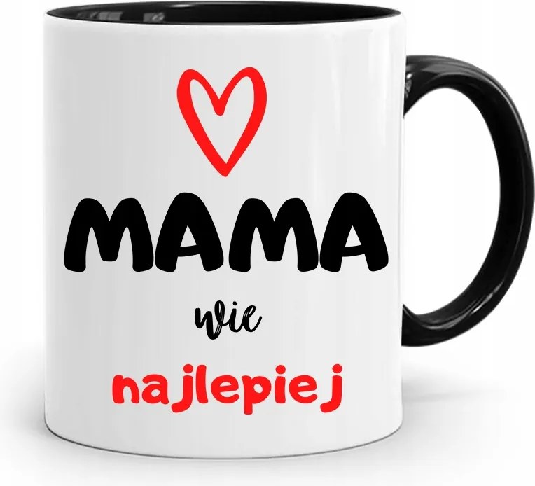 Bögre Fekete Ajándék Anyukáknak Anyukák Tudják A Legjobban A Fényképes Nyomtatással