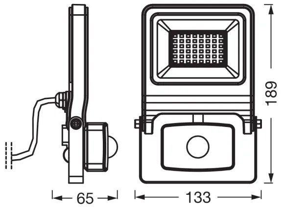 Osram - LED-reflektor érzékelővel ENDURA LED/30W/230V IP44