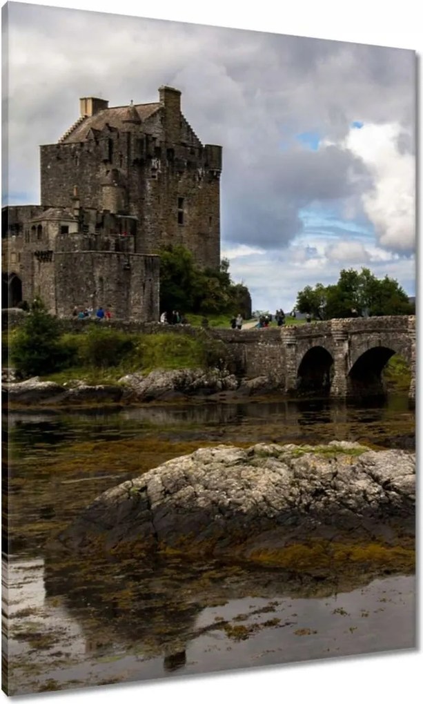 Vászonkép 70x100 Kastély a vízen