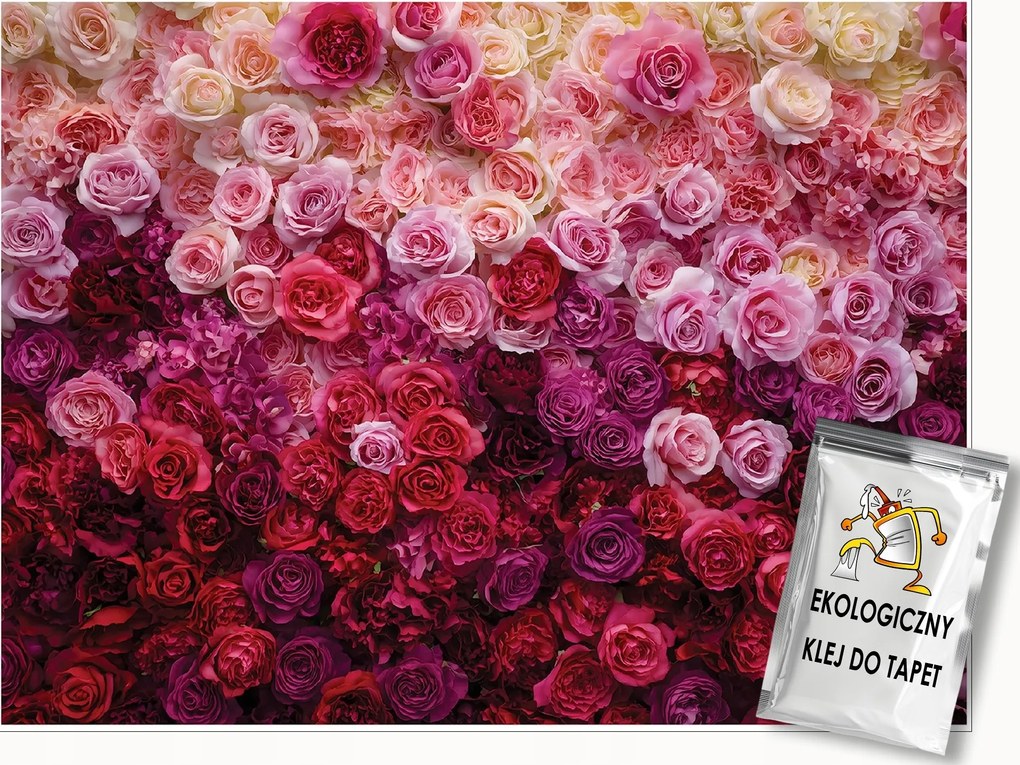 Fotótapéta Rózsák Virágok Természet Hálószoba Nappali Tapéta Flizelina 400x280