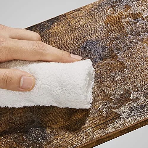 Fűszertartó, 2 darab szekrény polc rendező szett, fekete és rusztikus barna