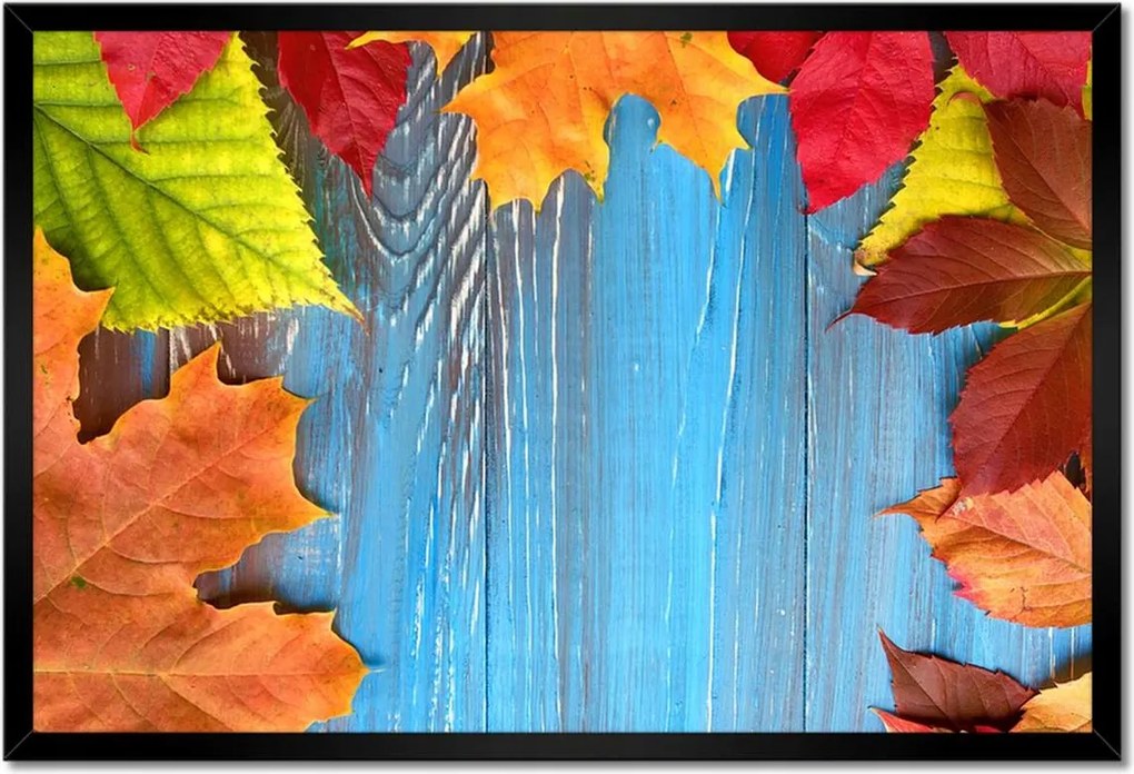 Poszterek keretben 60x40 Színes őszi levelek