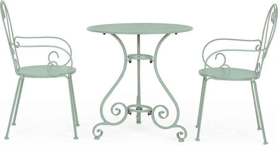 Acél kerek kerti kisasztal ø 70 cm Etienne – Bizzotto