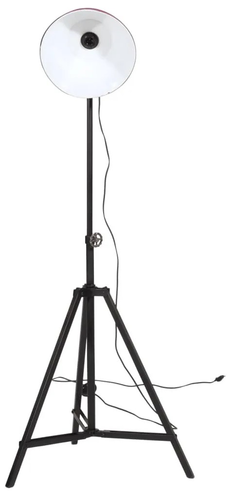 kopott piros állólámpa 25 W 25x25x90/160 cm E27