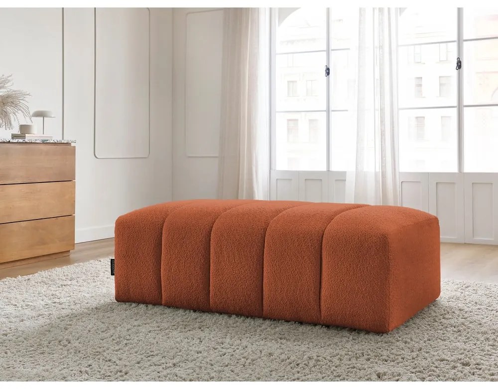 Terrakotta színű buklé lábtartó Annecy – Bobochic Paris