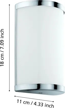 Eglo 95773 - LED Fali lámpa CUPELLA 2xLED/4,5W/230V