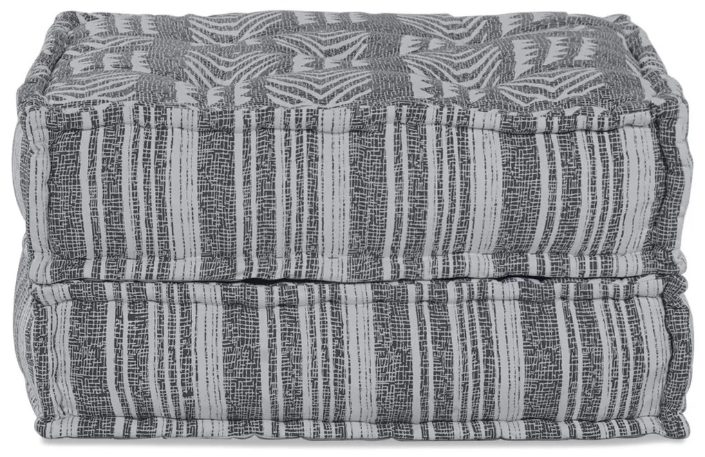 Moduláris Puff Szürke 70x70x36 Szövet