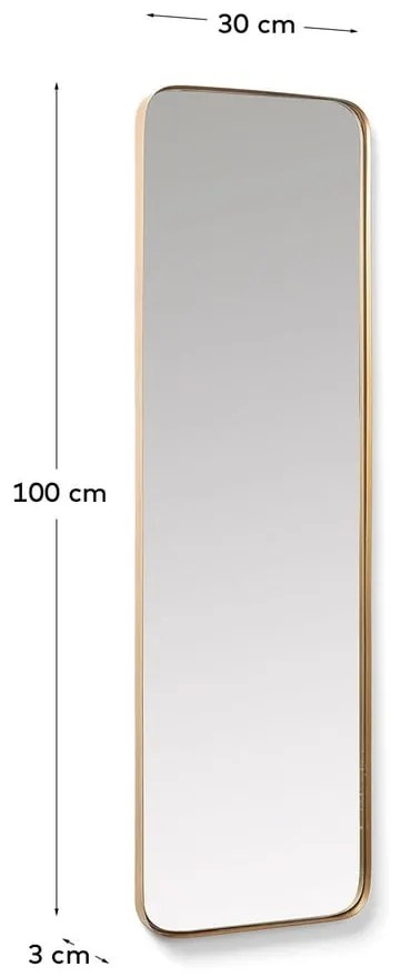 Fali tükör 30x100 cm Marco – Kave Home