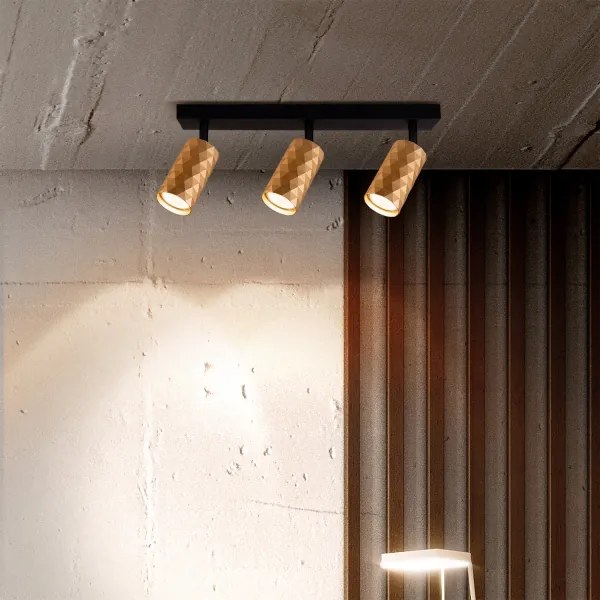 Brilagi - LED RGBW, dimmelhető spotlámpa SELE DIAMANT 3xGU10/4,8W/230V arany