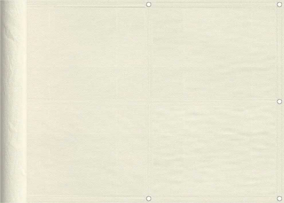 vidaXL krémszínű erkélyparaván 100% oxford poliészter 75 x 700 cm