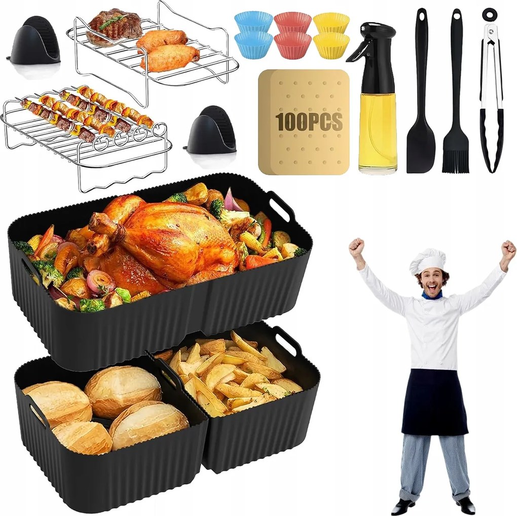 Akcesoria Készlet Olajsütőhöz AF500EU 10,4 l 17 Db