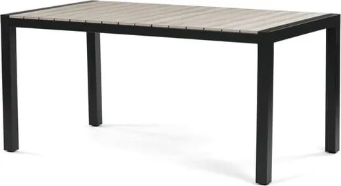 Autronic kerti íróasztal 90x162 cm fekete alumínium AZT-S1514 BK