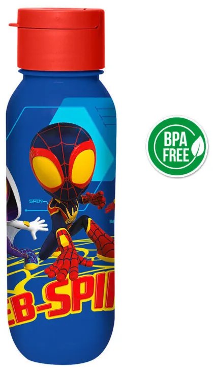 Pókember Spidey Web műanyag kulacs 500 ml