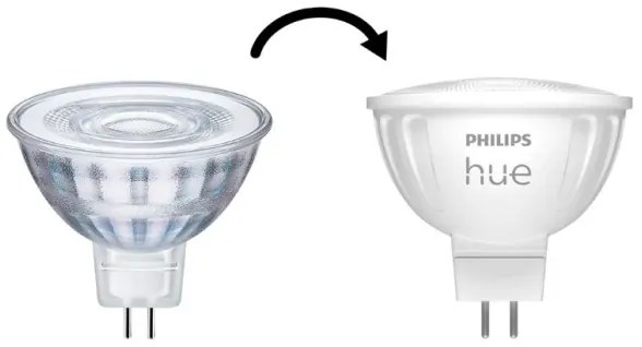 LED Dimmelhető izzó Philips Hue WA GU5,3/MR16/5,1W/12V 2200-6500K