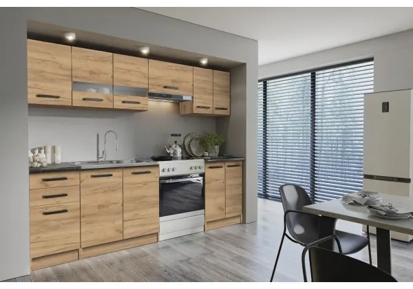 Konyhabútor ROSALIA 240 cm craft tölgy