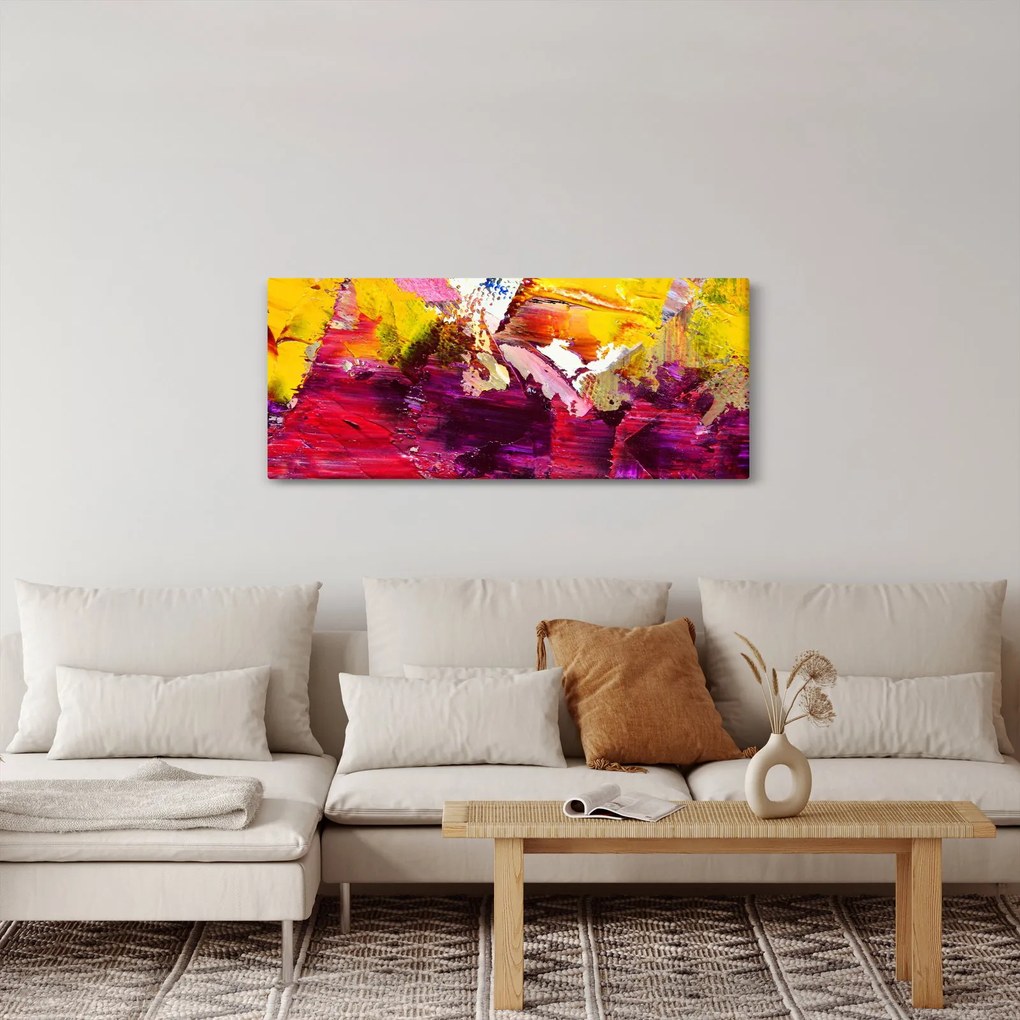 Absztrakció kép - festmény (120x50 cm)