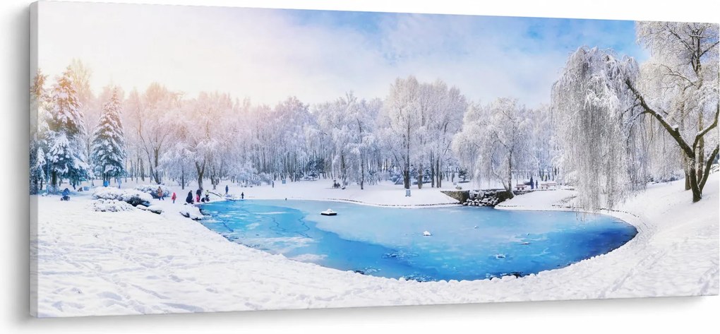 Kép - Jeges tó (120x50 cm)