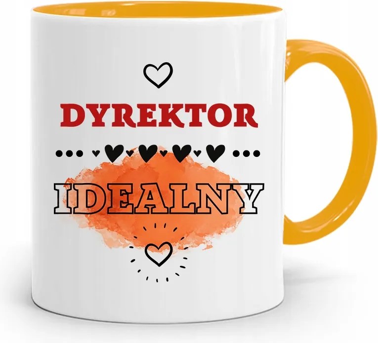 Igazgatónak Sárga Igazgató Bögre Tökéletes, fényképes nyomtatással