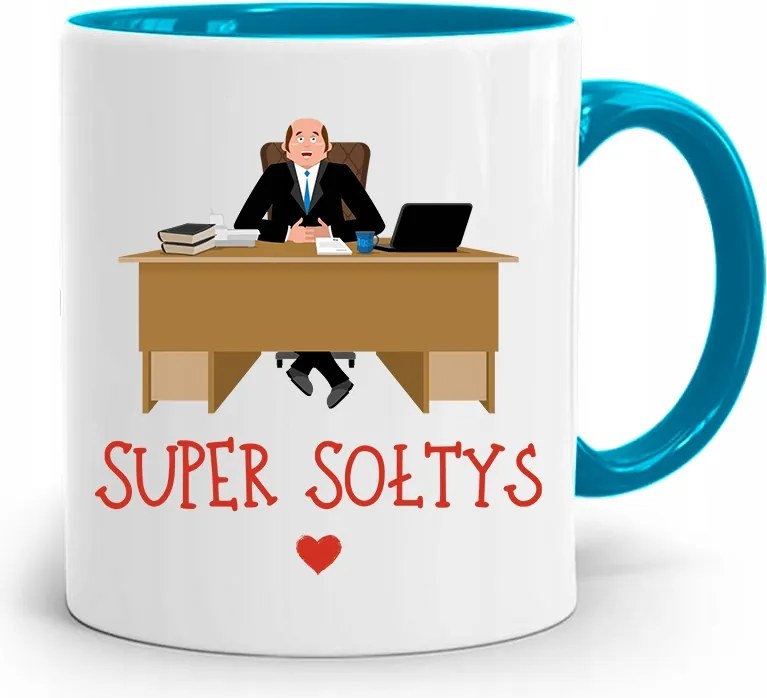 Szolnoknak Kék Szuper Szolnok Ajándék Bögre fényképes nyomtatással