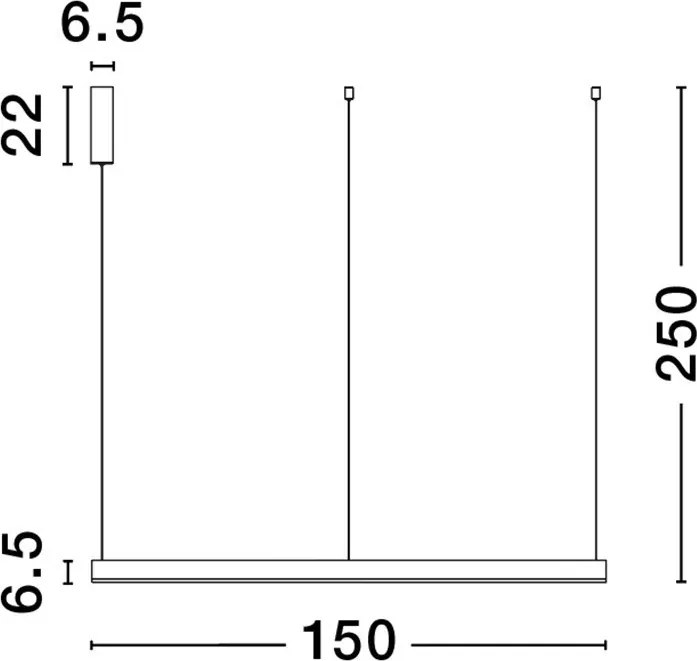 NOVALUCE 9530204 MOTIF Modern Led Függesztett Lámpa LED IP20