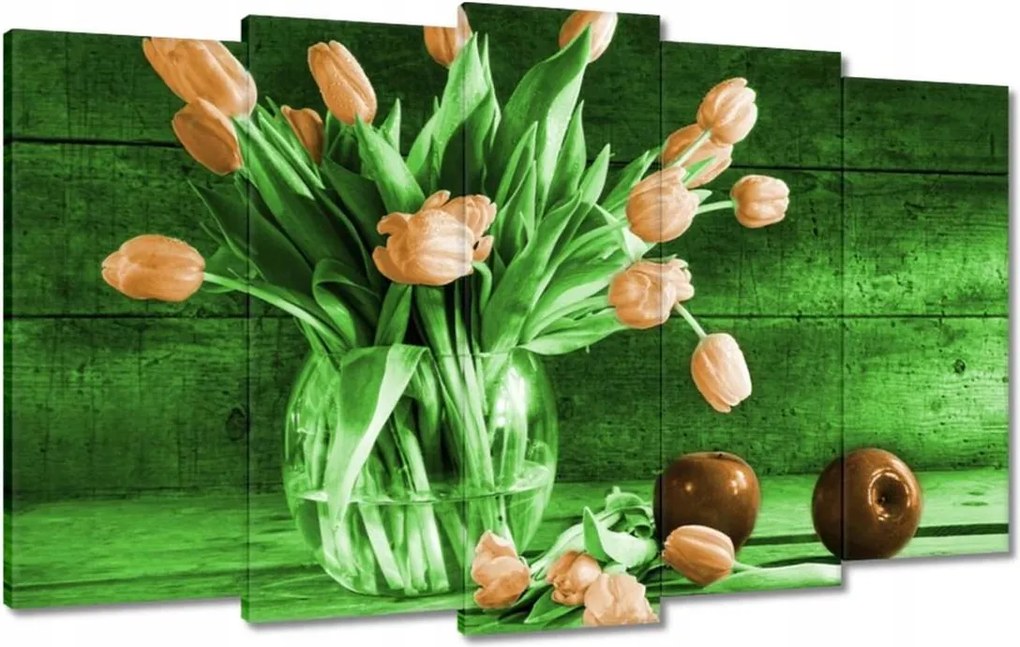 Vászonkép 100x60 Zöld wenge