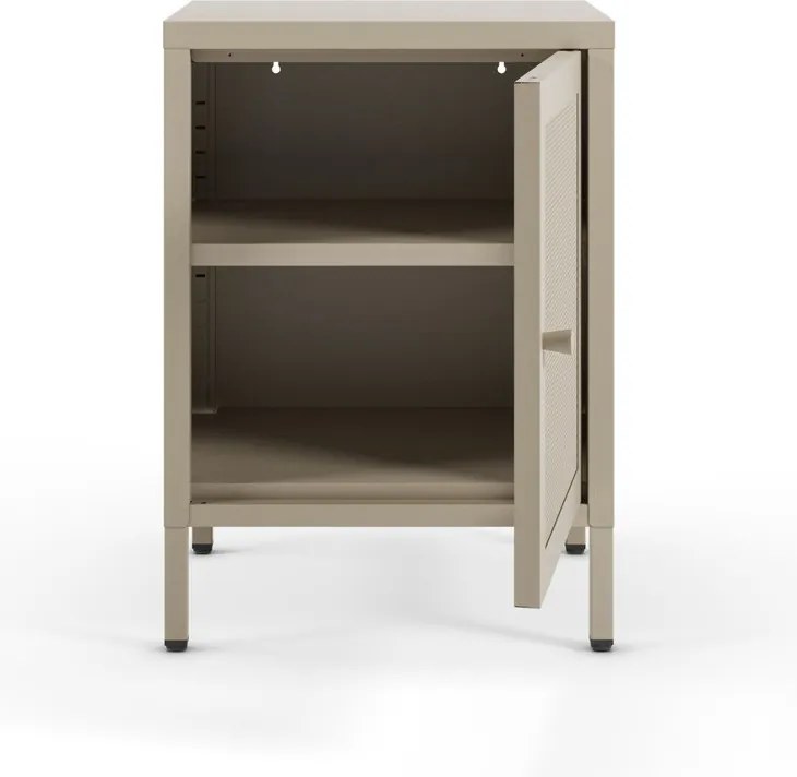 Krémszínű éjjeliszekrény Fayna – Marckeric