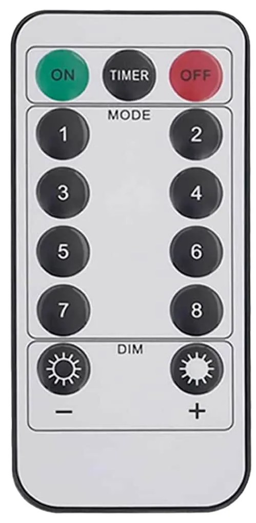 Kötél világítás 240 LED-del Hideg Fehér 10 m PVC