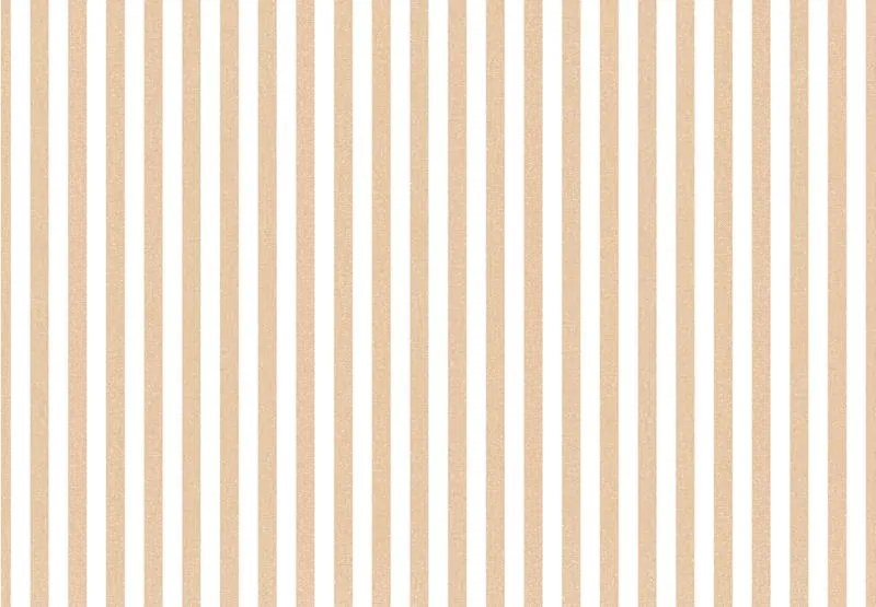 Parato Cristiana Masi Top Stripes Riga 1 fehér-okkersárga csíkos vlies tapéta – 38438