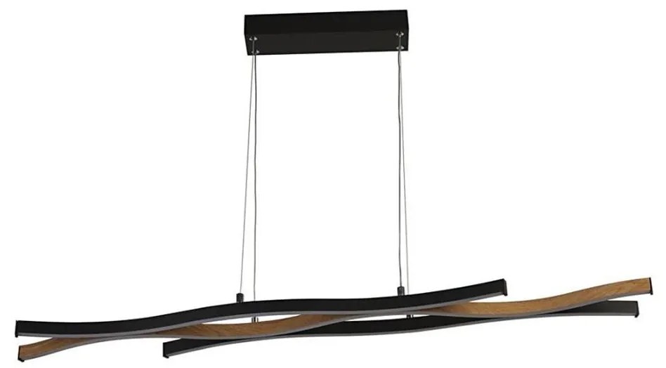 Searchlight 32104-1BK - LED csillár kábelen BLOOM LED/38W/230V 2300/3000/4000K