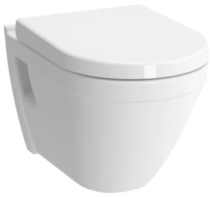 VitrA S50 wc falra szerelhető fehér színben fényes felülettel hátsó kifolyással 5618-003-0075