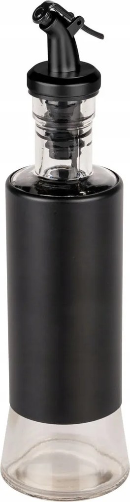 Üveg Adagoló Olajpalack Ecet Fekete 300 ML 25X6,5 CM Wenko