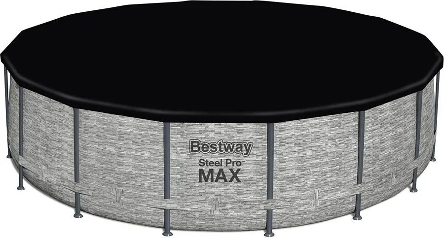 Bestway MONTEGO kőhatású fémvázas medence szett 488 cm x 122 cm