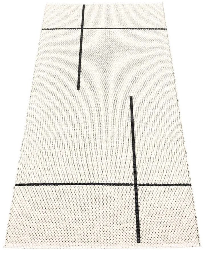 Fekete kültéri-beltéri futószőnyeg 70x180 cm Fred Black – Pappelina