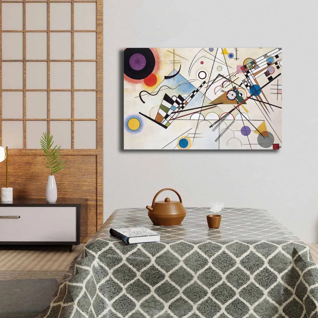 4570KANDINSKY006 Kandinsky vászonkép, 45 x 70 cm