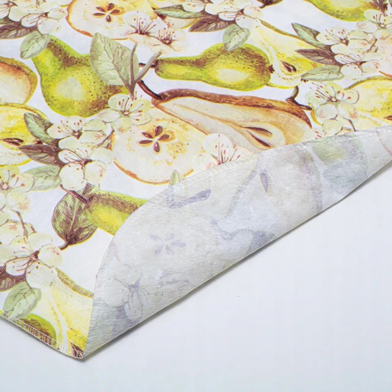 Abrosz körte mintás vízálló beltéri és kerti grillező 180x150cm