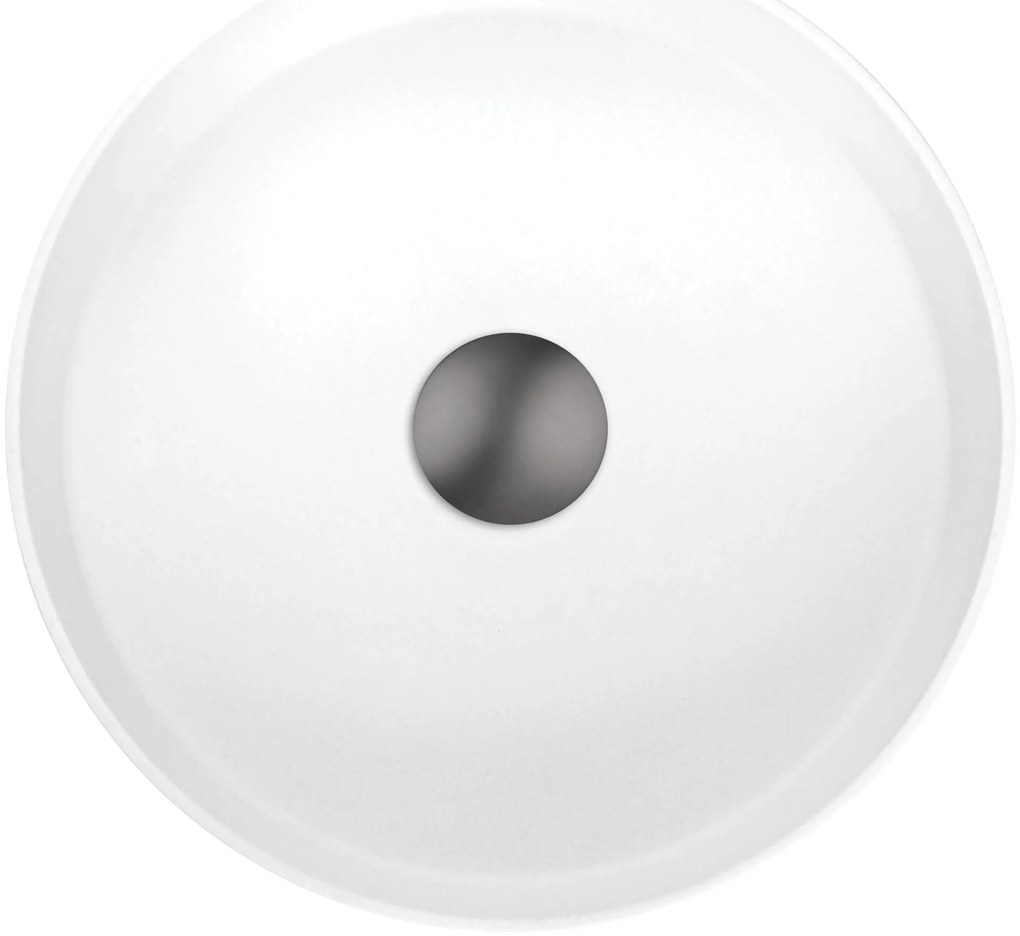 Deante Silia, gránit munkalap mosogató 36x36x12,5 cm, fehér, DEA-CQS_AU4S