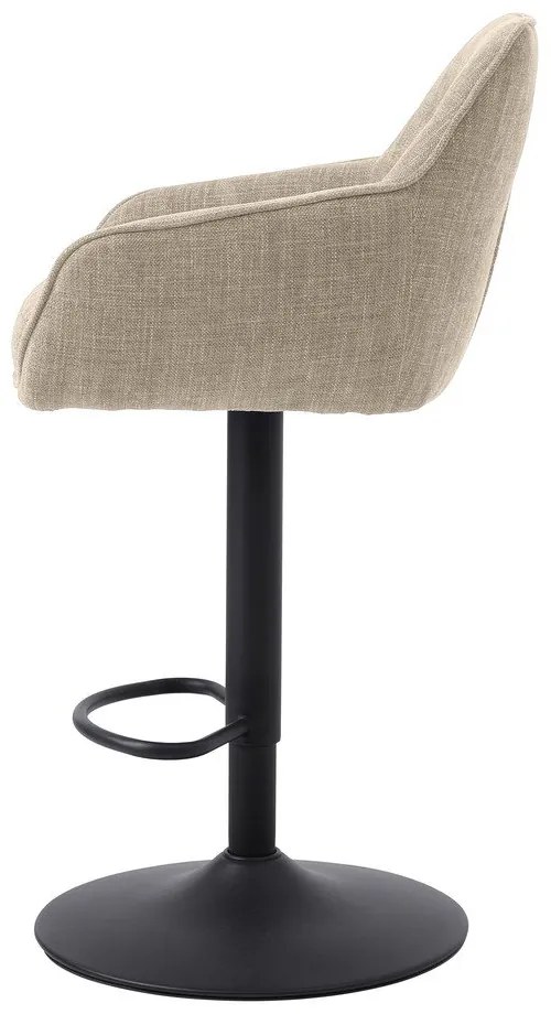 Krémszínű bárszék szett 2 db-os (ülésmagasság 69 cm) Avola – Unique Furniture