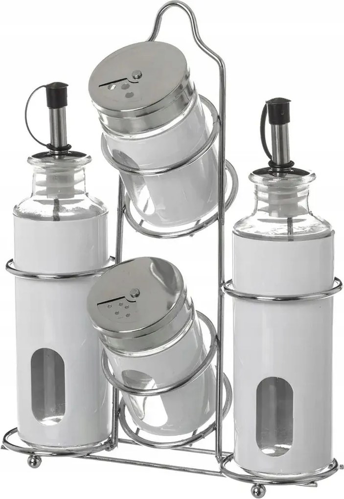 Asztali Rendszerező Fűszerek Olaj Ecet Só-borsszóró Szett